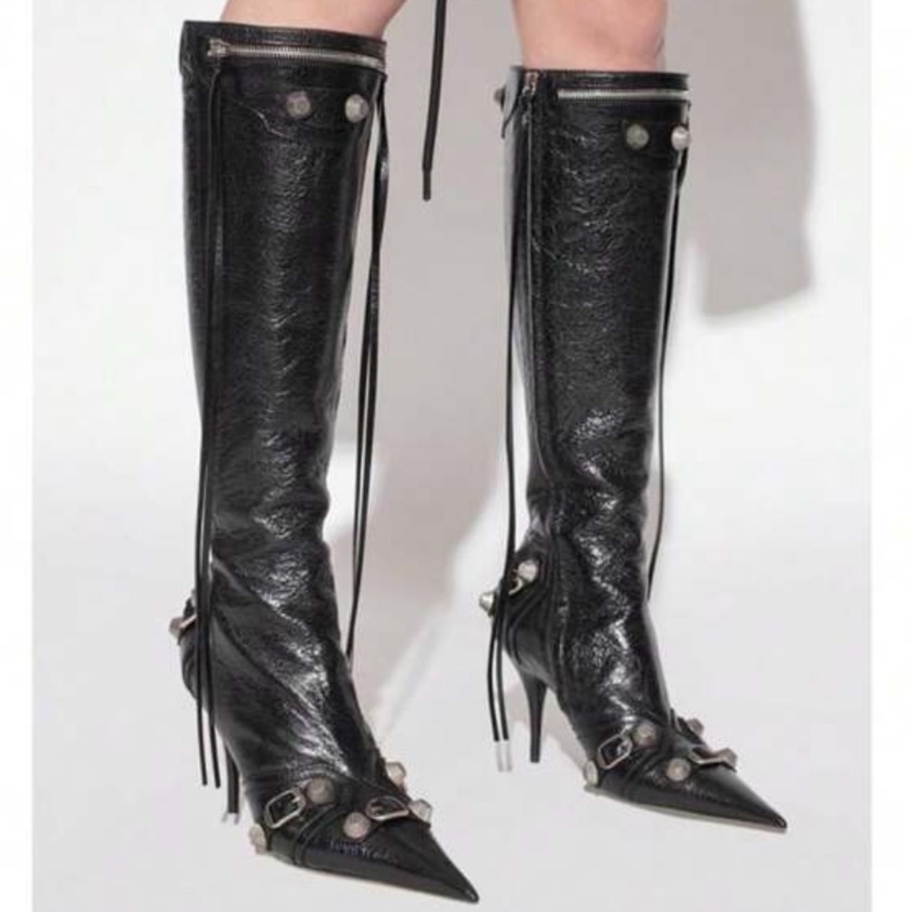 Leather Heeled Boots
